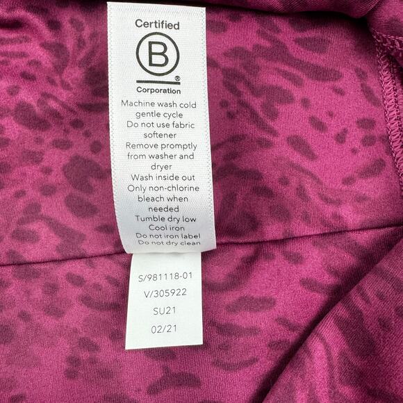 Athleta Elation Printed 7" Inseam Workout Athletic Bike Shorts Women's Size 1X - Picture 6 of 6